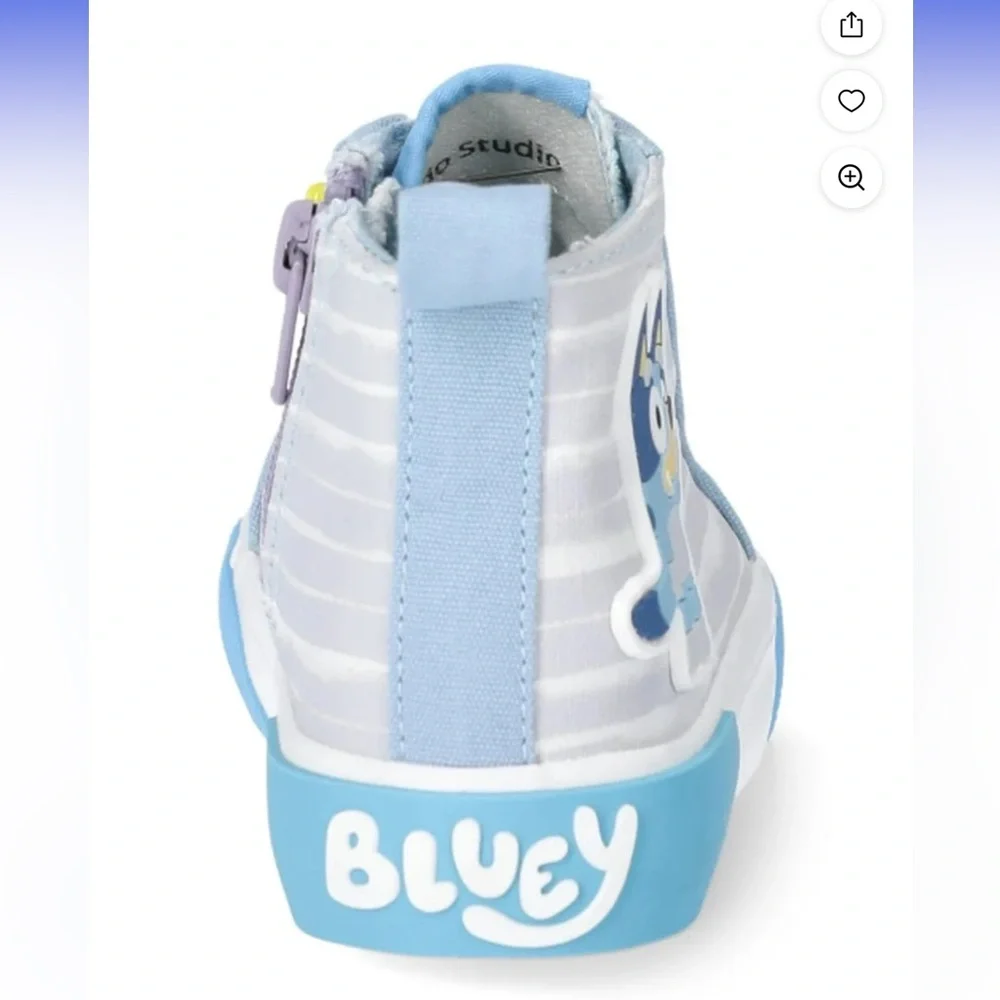 Bluey Girl High Top Sneakers - Picture 6 of 15